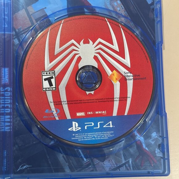 GREAT DEAL! Barely used Marvel Spider-Man for PS4 - Playstation game disc! - Picture 2 of 3